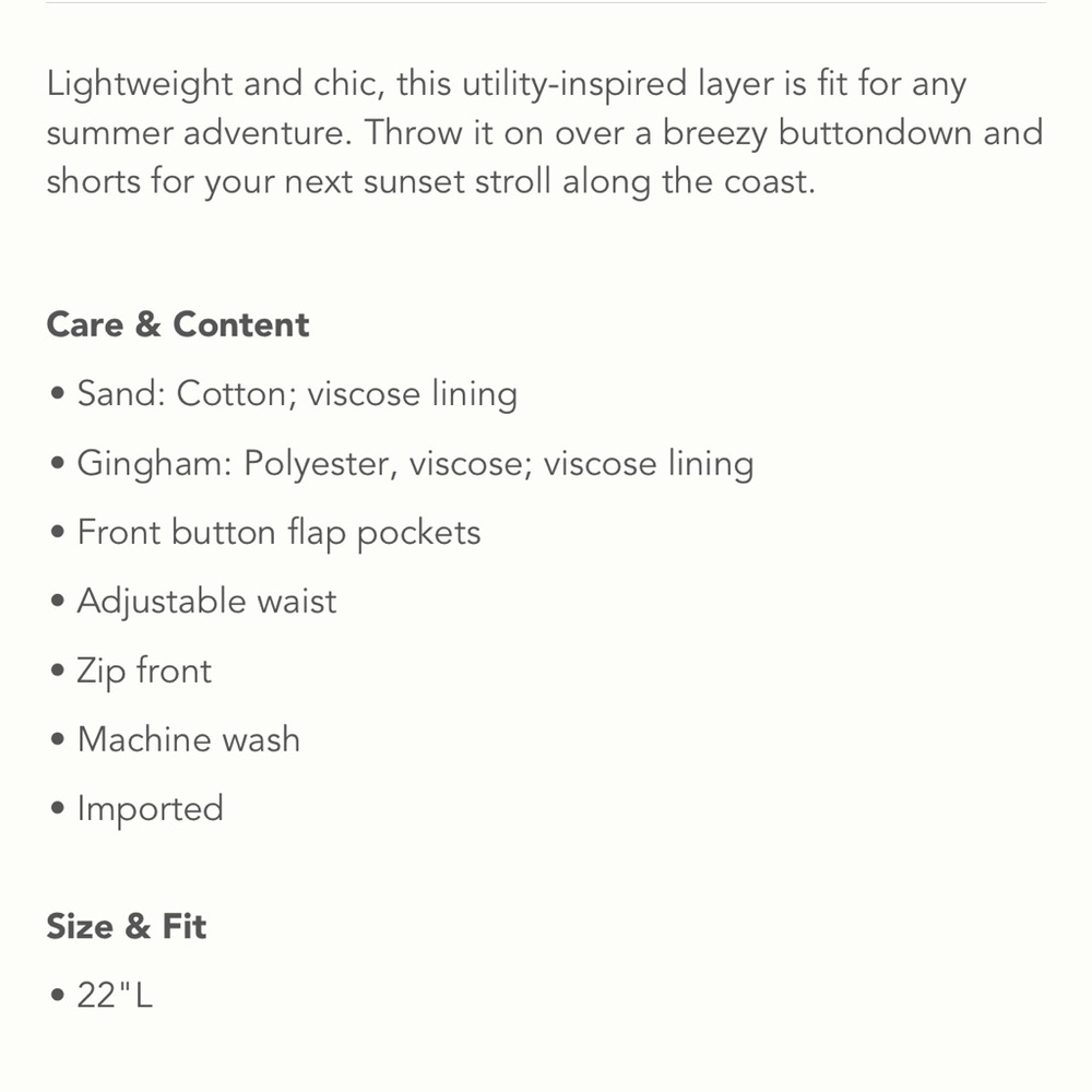 *Anthropologie Cinched Utility Jacket - Picture 6 of 6